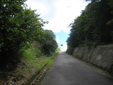 温見峠 帰路